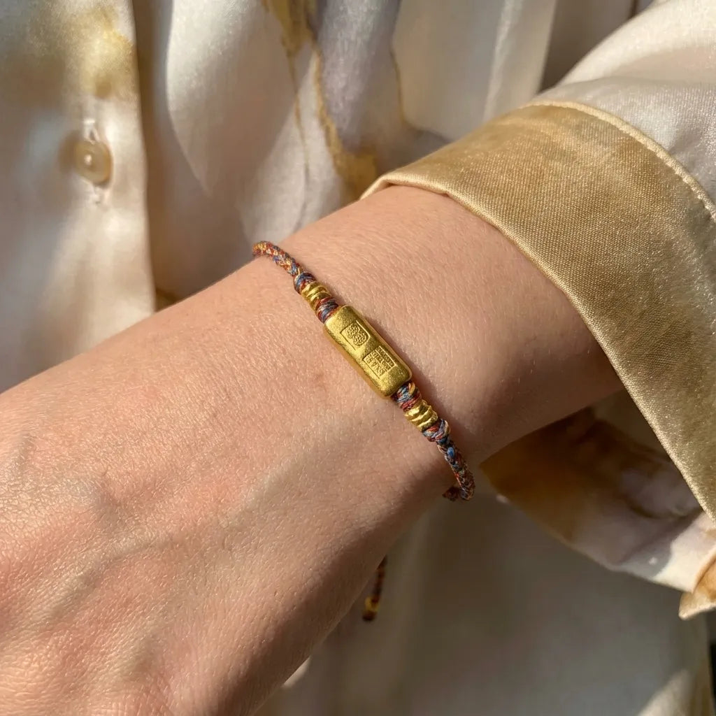 Multi-Colored Woven Bracelet - Wealth