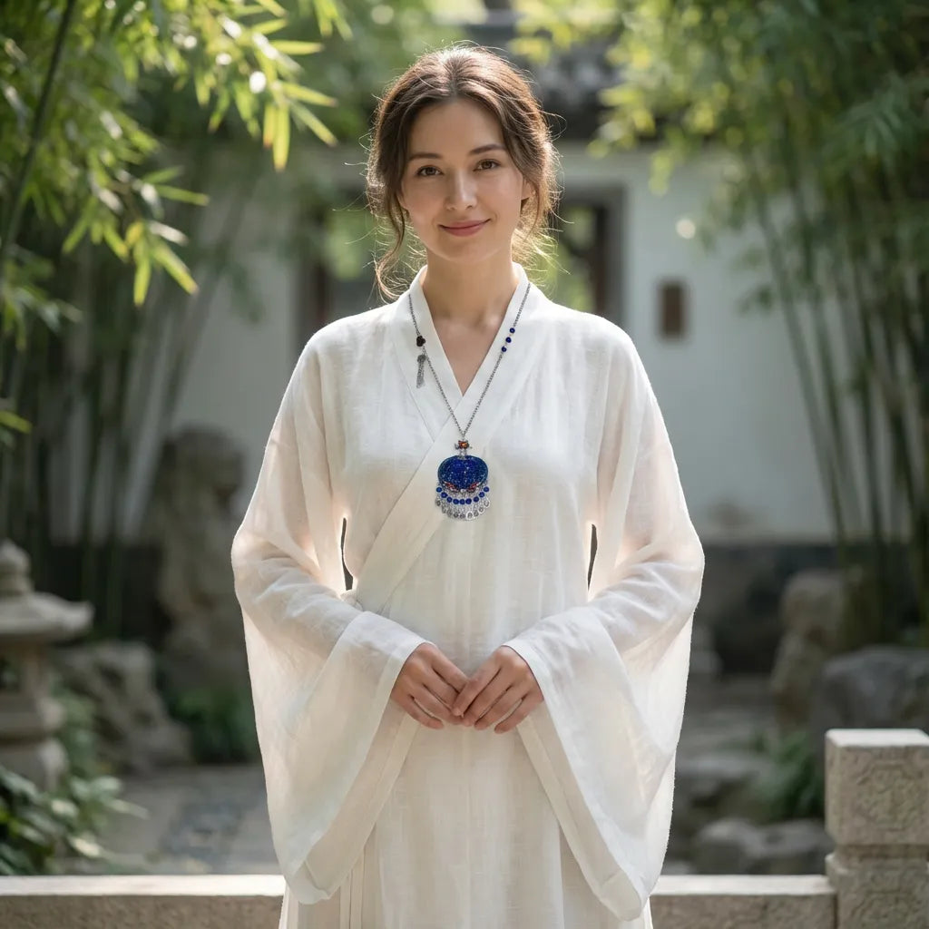 Lapis Lazuli Pendant Necklace - Protection