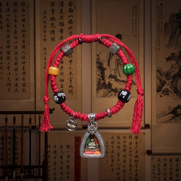 Red Braided Bracelet - Healing