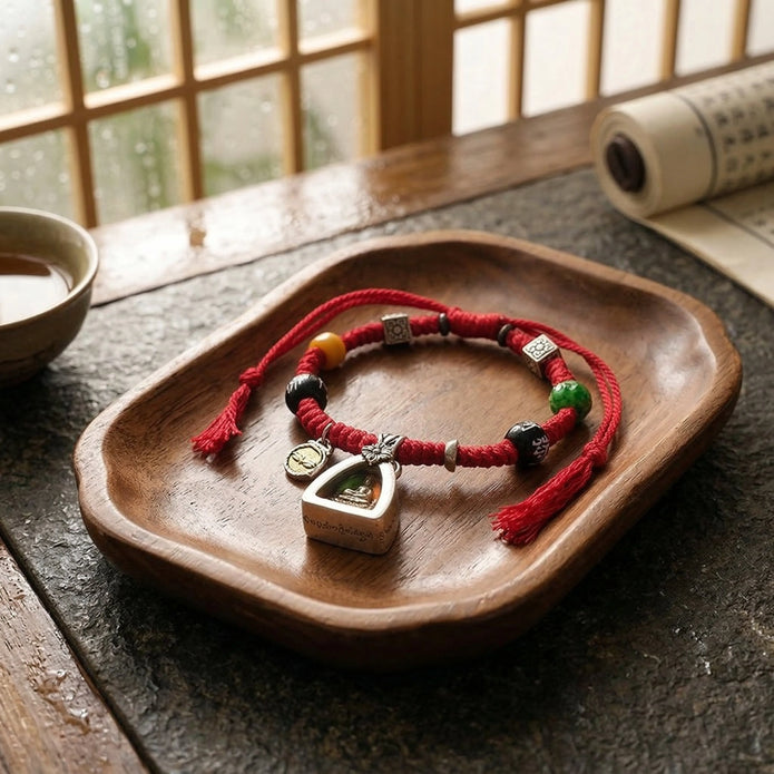 Red Braided Bracelet - Healing
