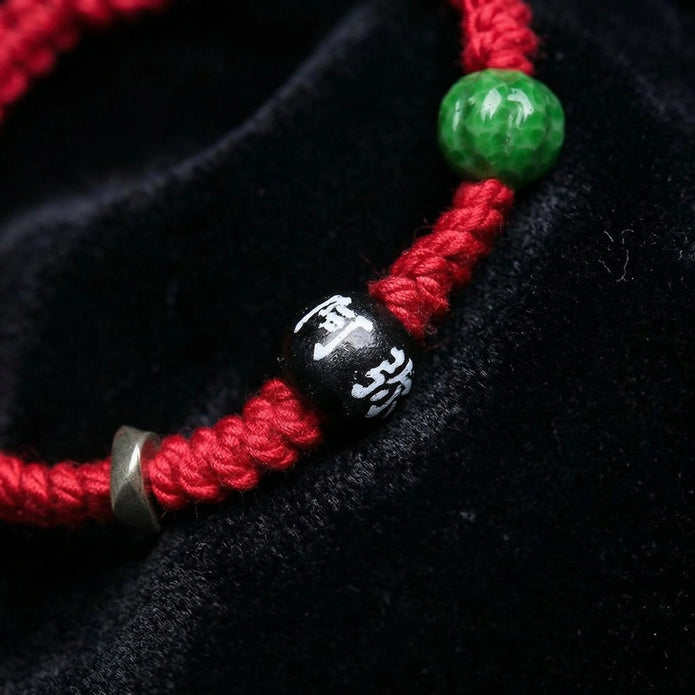 Red Braided Bracelet - Healing
