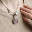 Amethyst Necklace-Wealth