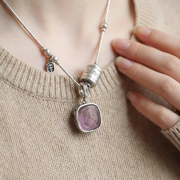 Amethyst Necklace-Wealth
