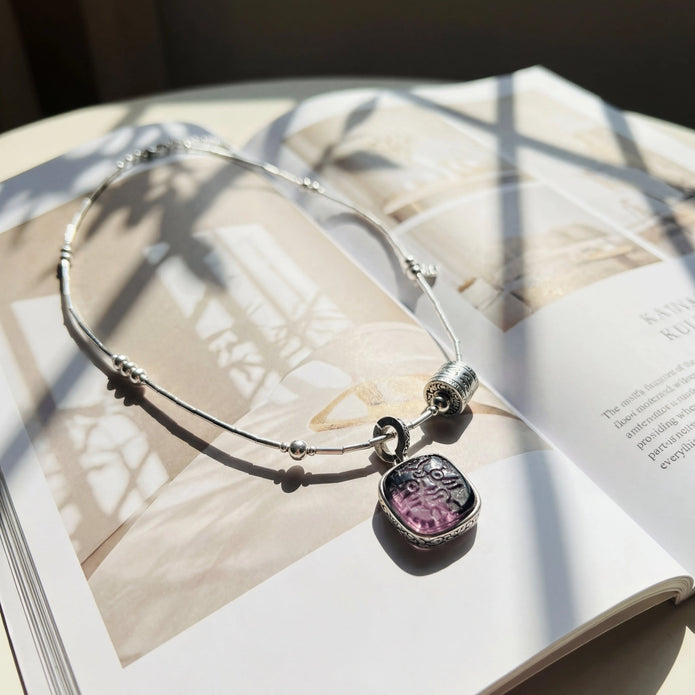 Amethyst Necklace-Wealth