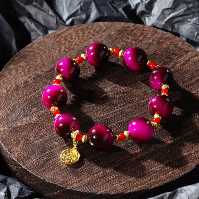 Rose-red Agate Bracelet - Healing