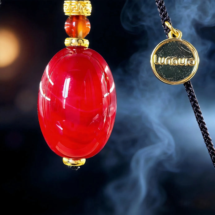 Red  Agate Pendant - Healing